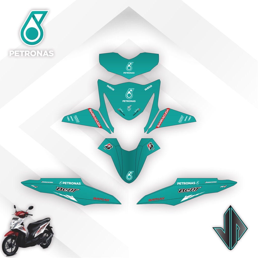 Decal Sticker / Stiker Beat FI Lama 2013 2014 2015 18 Petronas