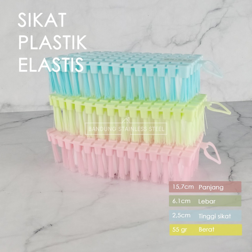 Sikat Wc Kamar Mandi Elastis Dapur Closet Lengkung Flexsible Wastafel