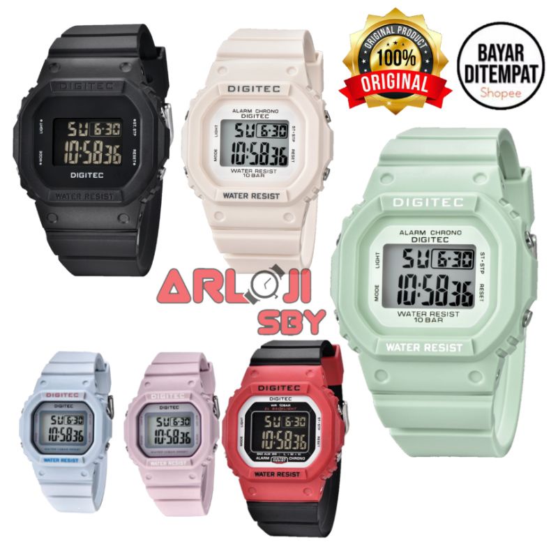 JAM TANGAN WANITA DIGITEC DG 7024 | 4088 DIGITAL ORIGINAL TAHAN AIR 10 BAR