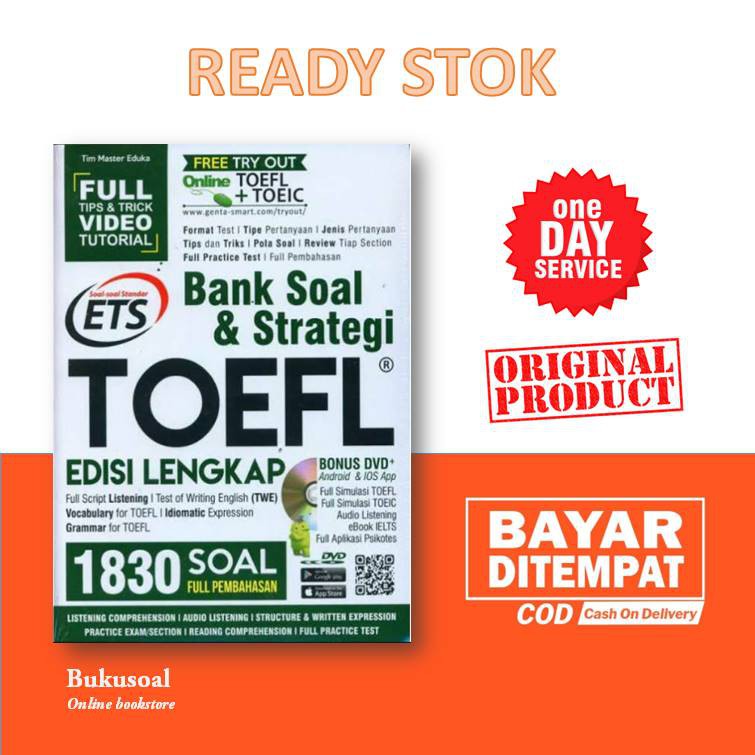 Buku Toefl Bank Soal Dan Strategi Toefl Shopee Indonesia