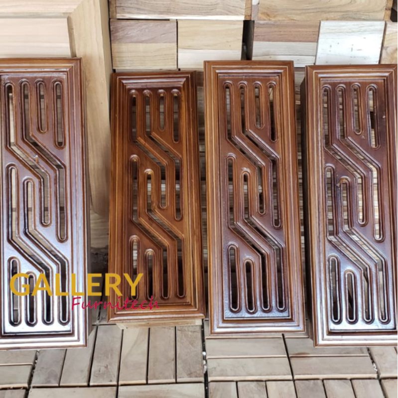 Loster Minimalis Kayu Jati - 16x50 - Sudah Finishing