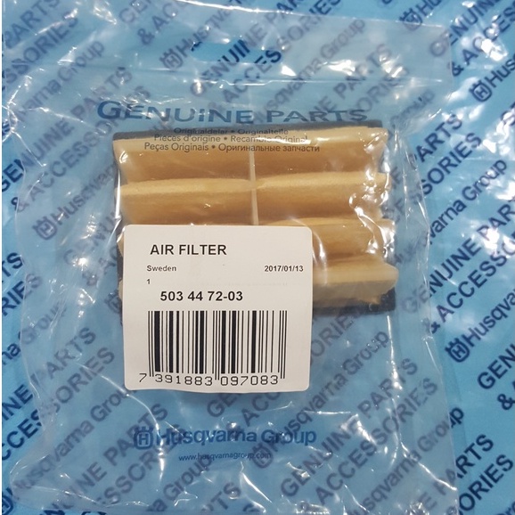 Saringan Udara Air Filter 268 394xP 394 XP HUSQVARNA ORIGINAL