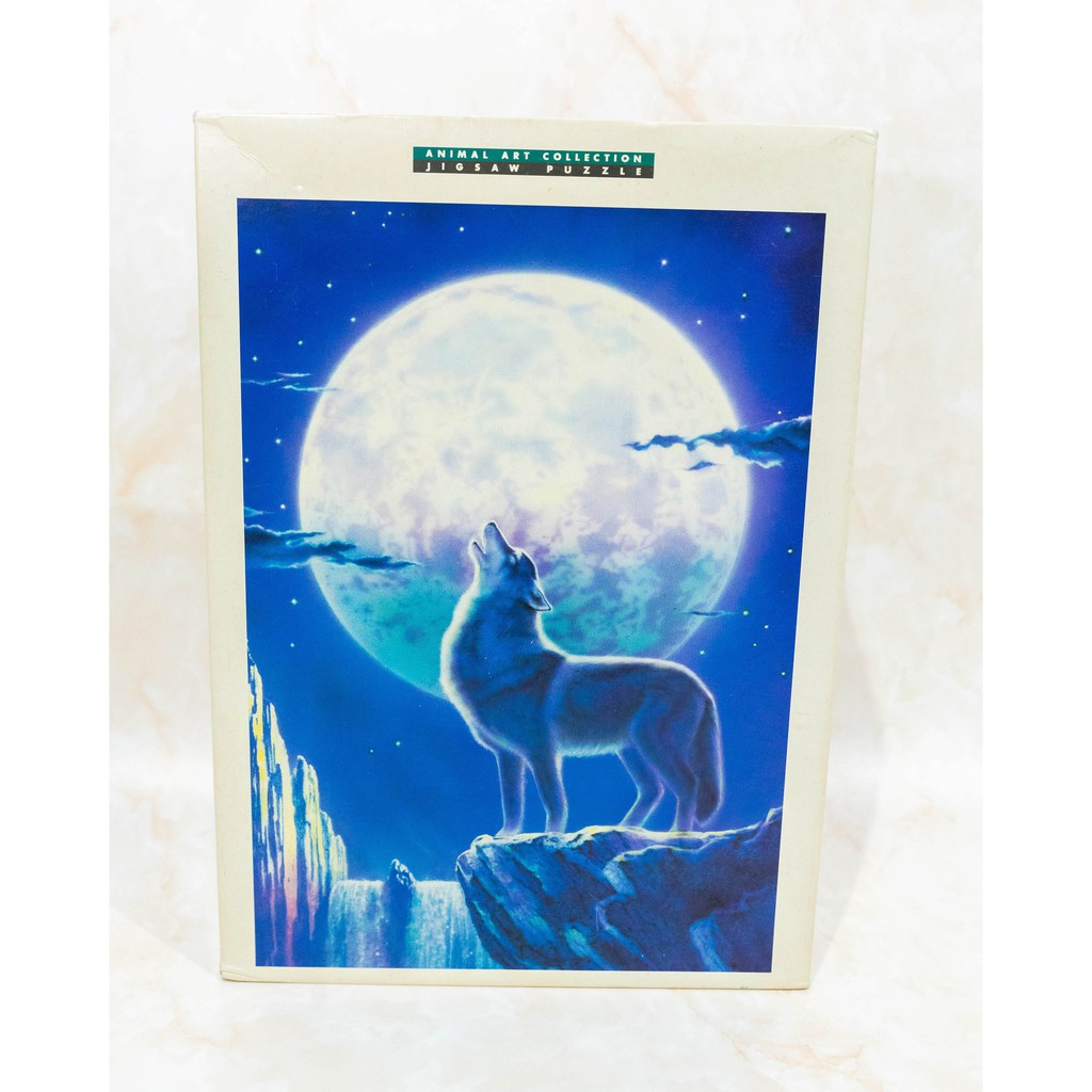 Central Hobby Japan MOONLIGHT WOLF 1000 pcs Glow In The Dark Jigsaw Puzzle
