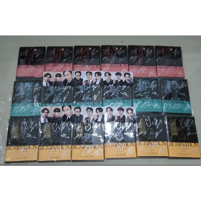 READY ALBUM SIGNED ALL MEMBER SF9 RUMINATION YIZHIYU WITH POB