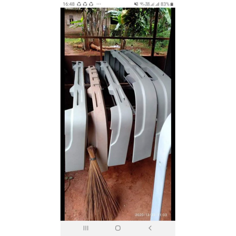 Spoiler tambahan bemper elf ragasa dutro