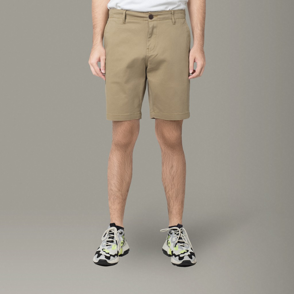 BENHILL Celana Pendek Chino Bermuda Katun Stretch Khaki 114-115