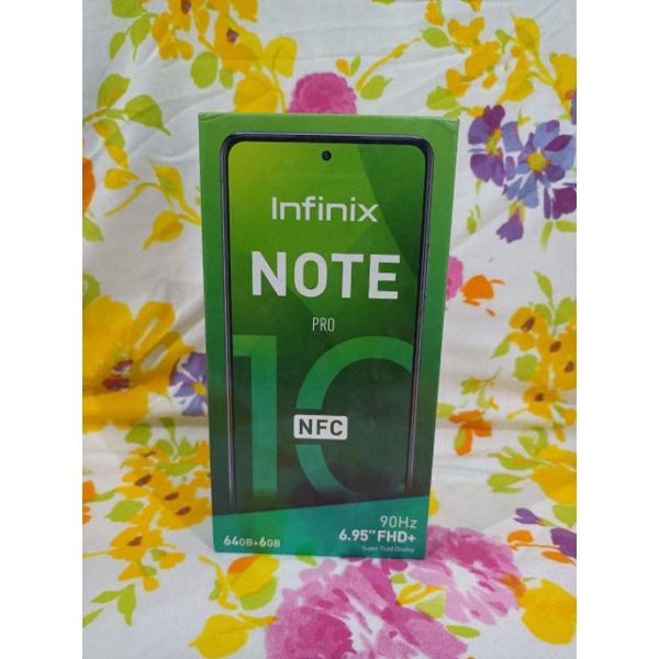 Infinix note 10 pro 6/64 garansi resmi