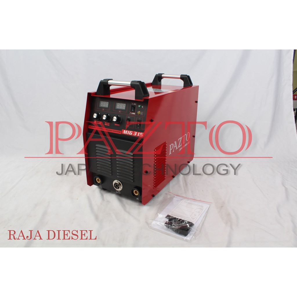 Welding Machine PAZTO MAG315A MIG // MESIN LAS NBC MIG 315 A CO2 PAZTO