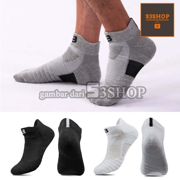 Kaos Kaki Pendek Jumbo Big Olahraga Basket Gym Sports Premium Socks