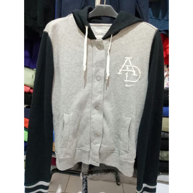 Hoodie PL Nike grey mix black