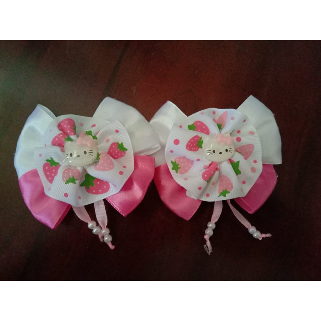 

Pita hello kitty strawberry 01 pink putih