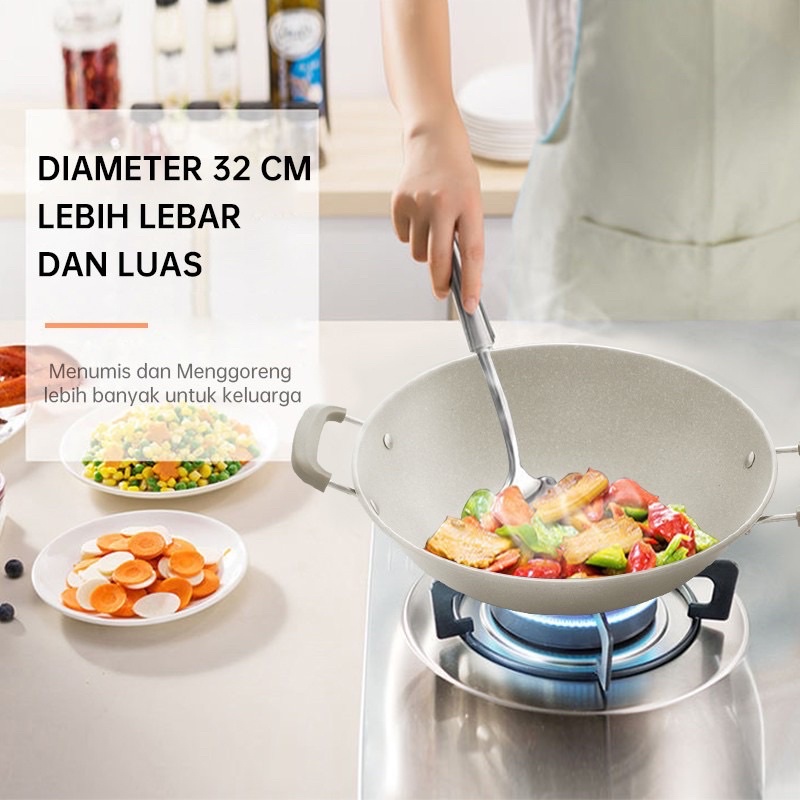 Non Stick Frying Pan / Wajan Anti lengket diameter 32cm