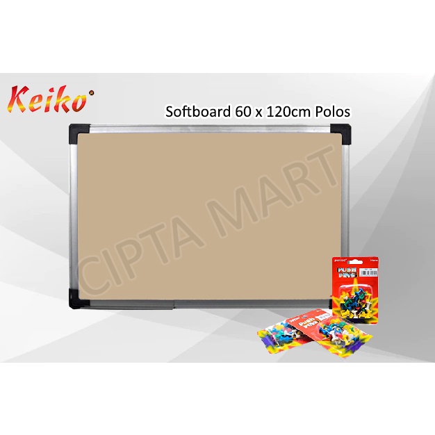 Softboard Polos 60 x 120cm