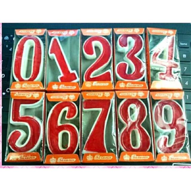 

Lilin angka merah putih