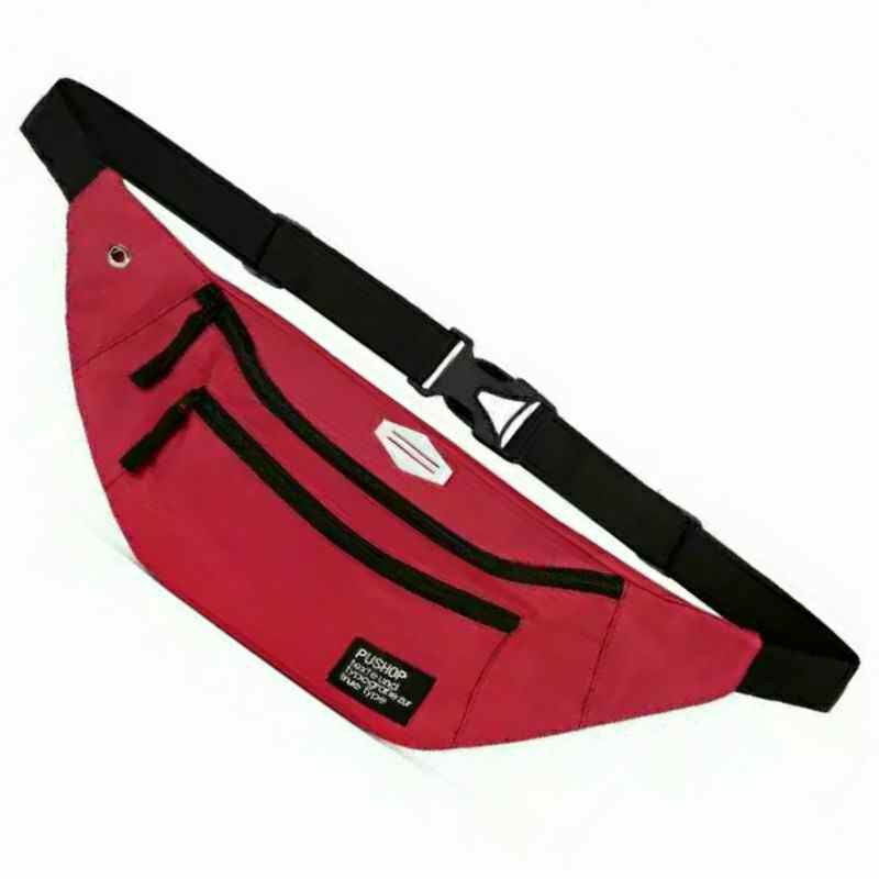 AQA COLLECTION - TAS PRIA / WAISTBAG  DISTRO / TAS PINGGANG SELEMPANG AQA-0063#