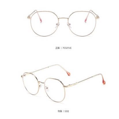 Kacamata Anti Radiasi Bahan Metal Gaya Retro Klasik Untuk unisex