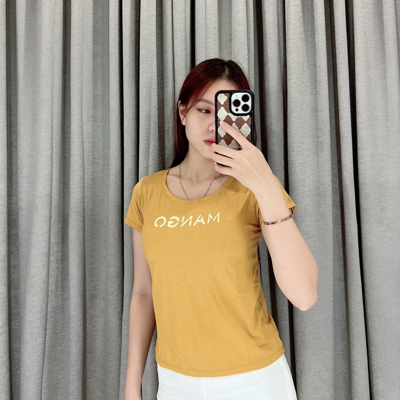 Atasan crop mG sablon | Crop top