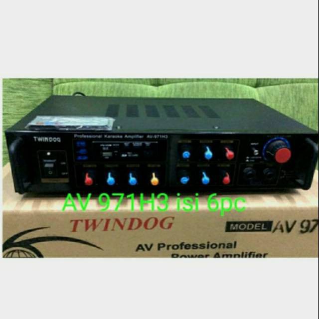 Twindog  , TD ,  AV  971H3 USB , Twin Dog , Amply , Ampli , Amplifier REMOTE