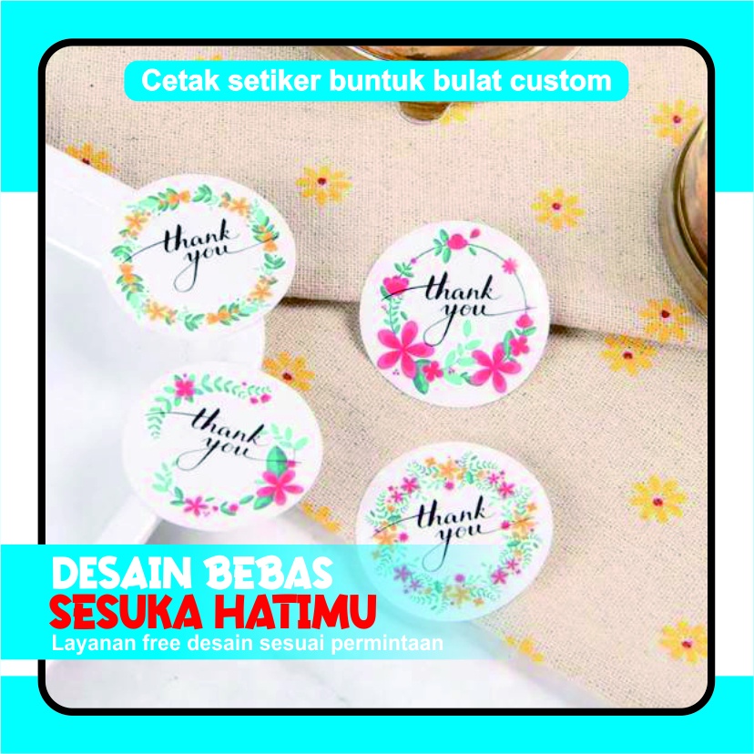 

CETAK SETIKER / Sticker Bulat Custom / CETAK STIKER BULAT / LEBEL MAKANAN / SETIKEr