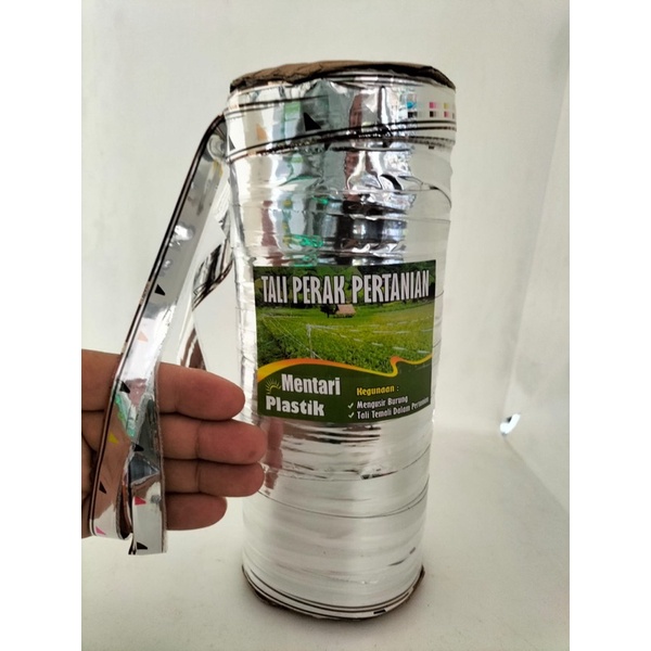 Tali Perak Tali Sawah foil 1kg  Pengusir Burung Pipit