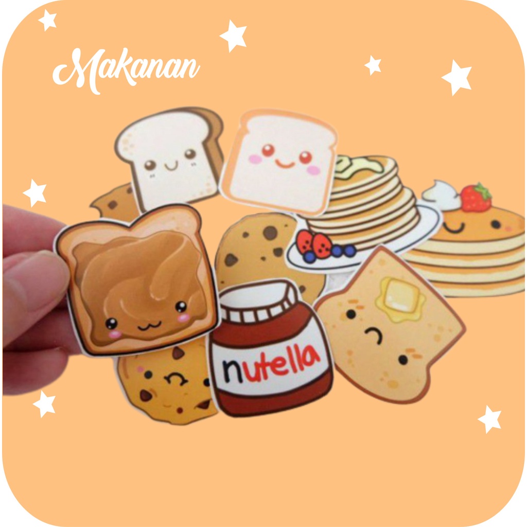 

STICKER AESTHETIC ECER 1 BIJIAN / STIKER ESTETIK / STIKER TUMBLR / STIKER LUCU MURAH MAKANAN MINUMAN