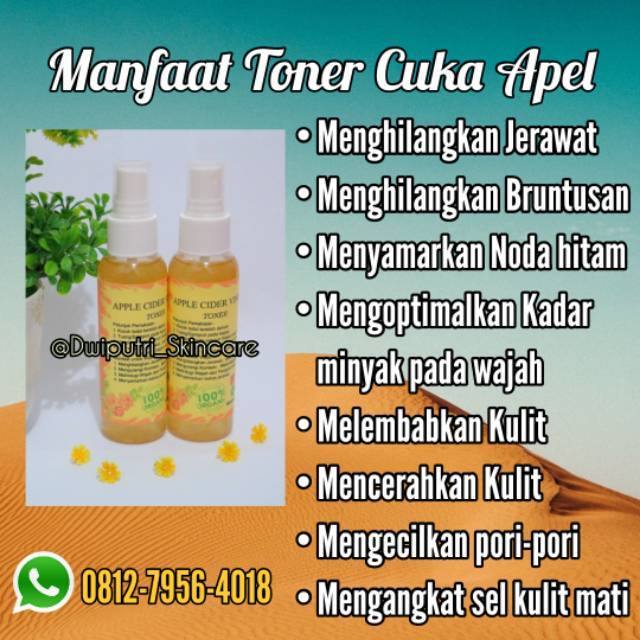 Yuk Simak Manfaat Toner Cuka Apel Bagi Wajah 