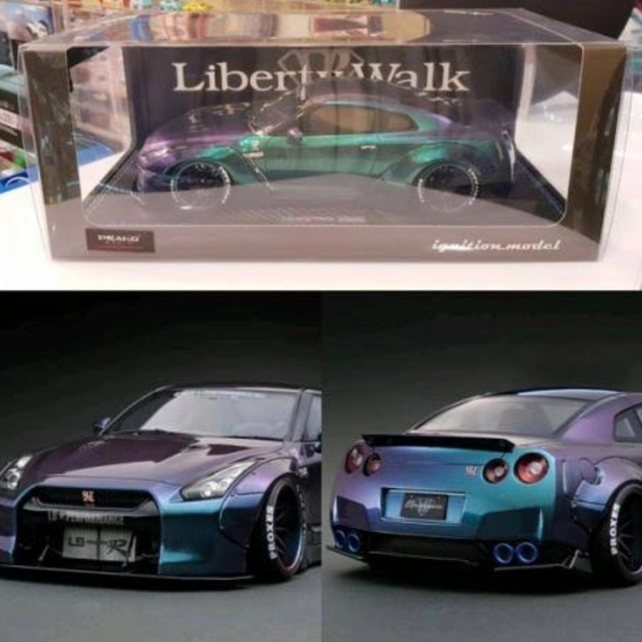 Ignition 1/18 Nissan GTR R35 LB Duck Tail Chamelon