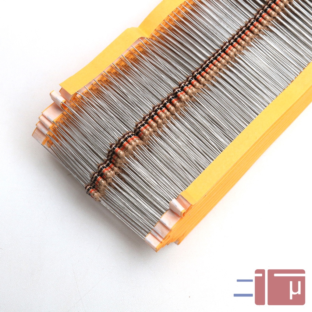 X10 Resistor 10K 1/4W Karbon 5% Taiwan Kaki Tembaga