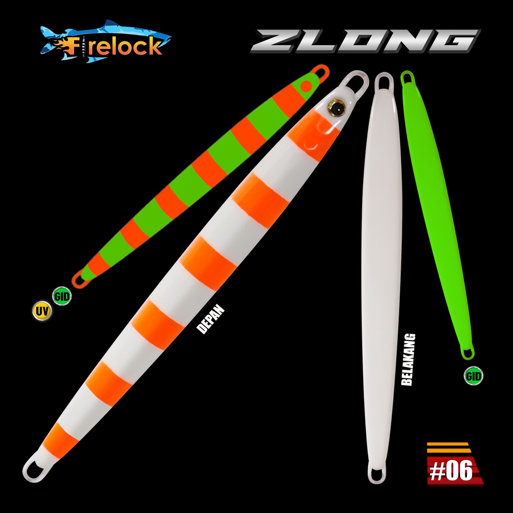 UMPAN PANCING metal jig FIRELOCK ZLONG 15 / 30 / 40 / 60 GRAM