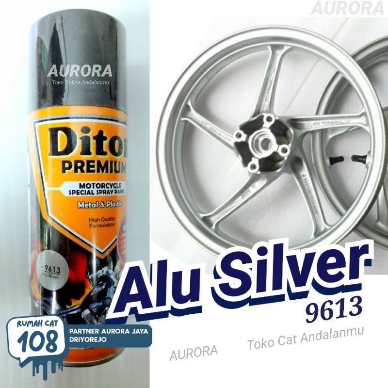 

Rumah Cat - DITON PREMIUM ALU SIVEL 9613 pilok pilox pylox cat semprot motor mobil sepeda Rumah Cat Motor dan Mobil