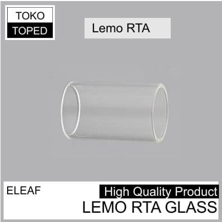 Tabung bahan kaca Lemo RTAx Replacement warna glass clear