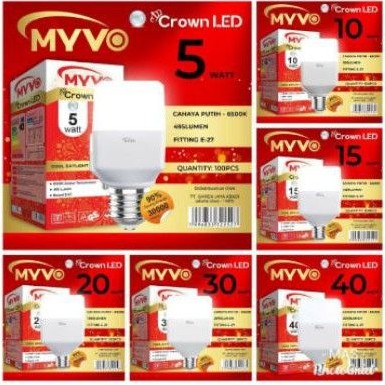 Lampu Led Myvo Crown 15 Watt Super Duper Terang