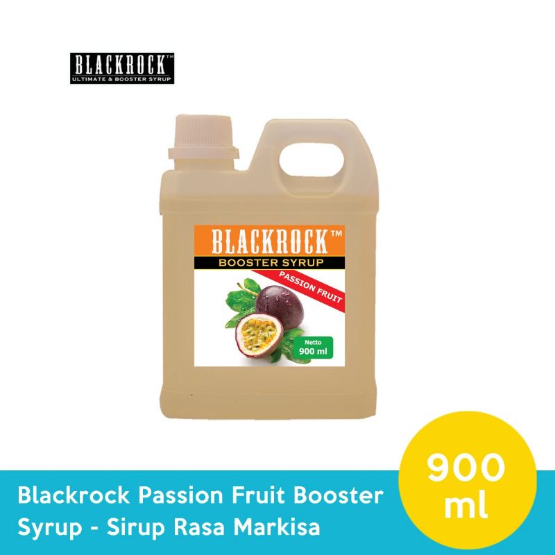 

Blackrock Passion Fruit Booster Syrup 900 ml - siru rasa markisa