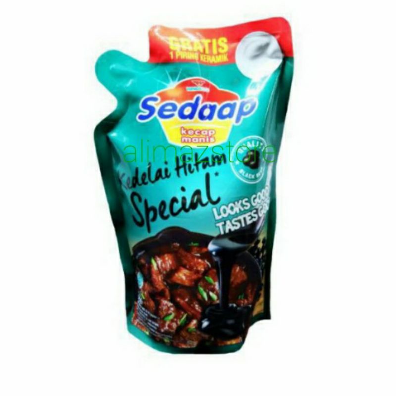 

Kecap Manis Sedaap Dengan Kedelai Hitam Special Refill