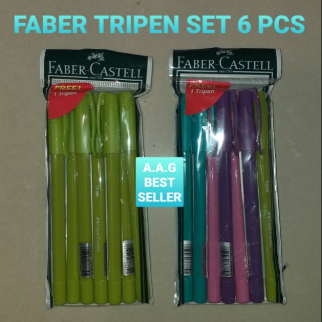 

PULPEN FABER-CASTELL SET ISI 6 PCS