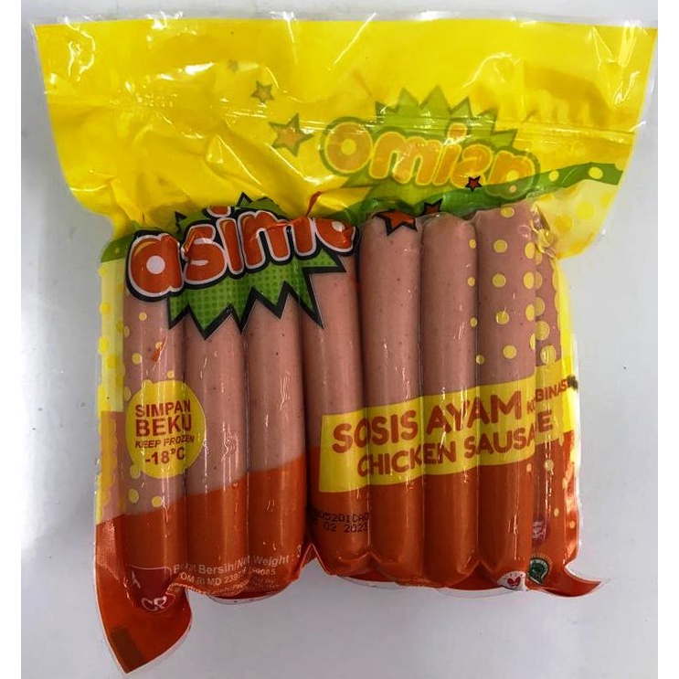 

Sosis Ayam Asimo isi 15, berat 375 g