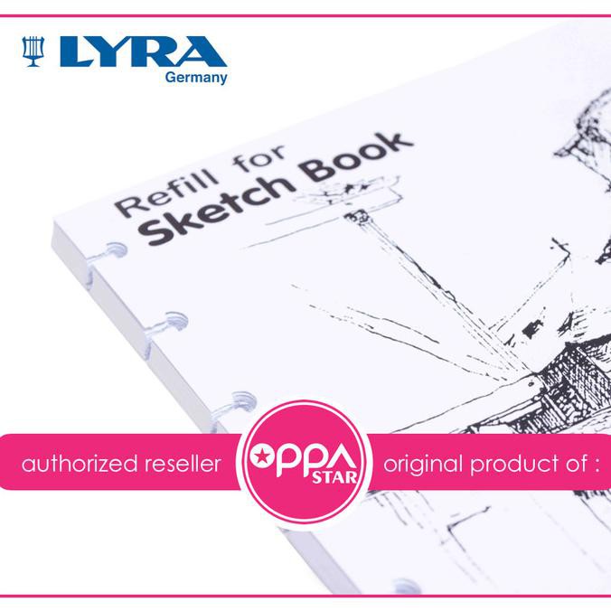 

Mudah Lyra Sketch Book A5 Buku Sketsa A5 30 Lembar - Refill Berkualitas
