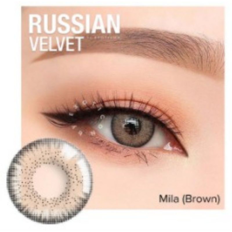 ❤ RATU ❤ Softlens X2 Russian Velvet Normal | Soflens Exoticon Rusian Dia 14.5mm