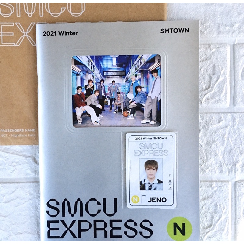 unsealed album smcu express nct night time passcard jeno smcu pc jeno smcu official photocard nct