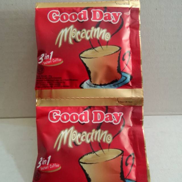 

Goodday mocacino sachet