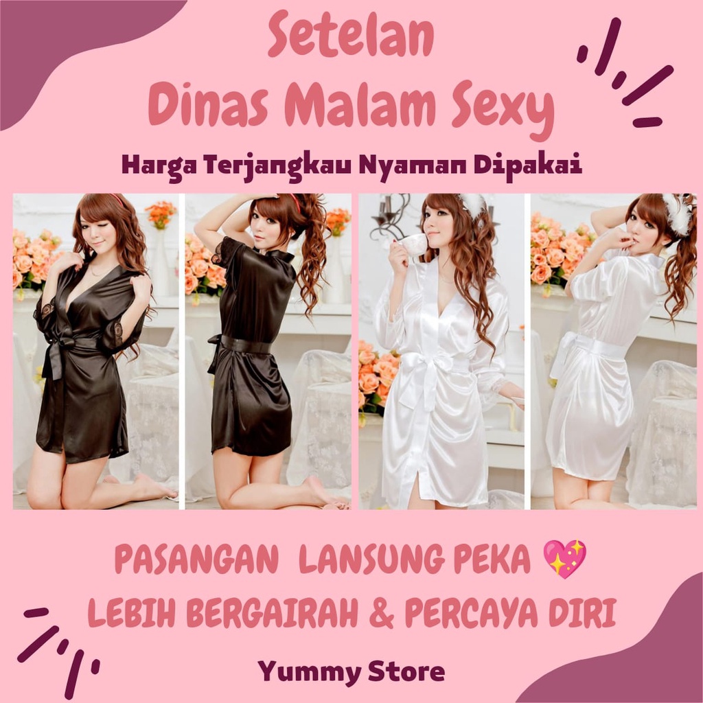 [PREMIUM IMPORT✅] Baju Tidur Set Dinas Malam Pertama Haram Wanita Dewasa Hot Kimono Lingerie Cosplay