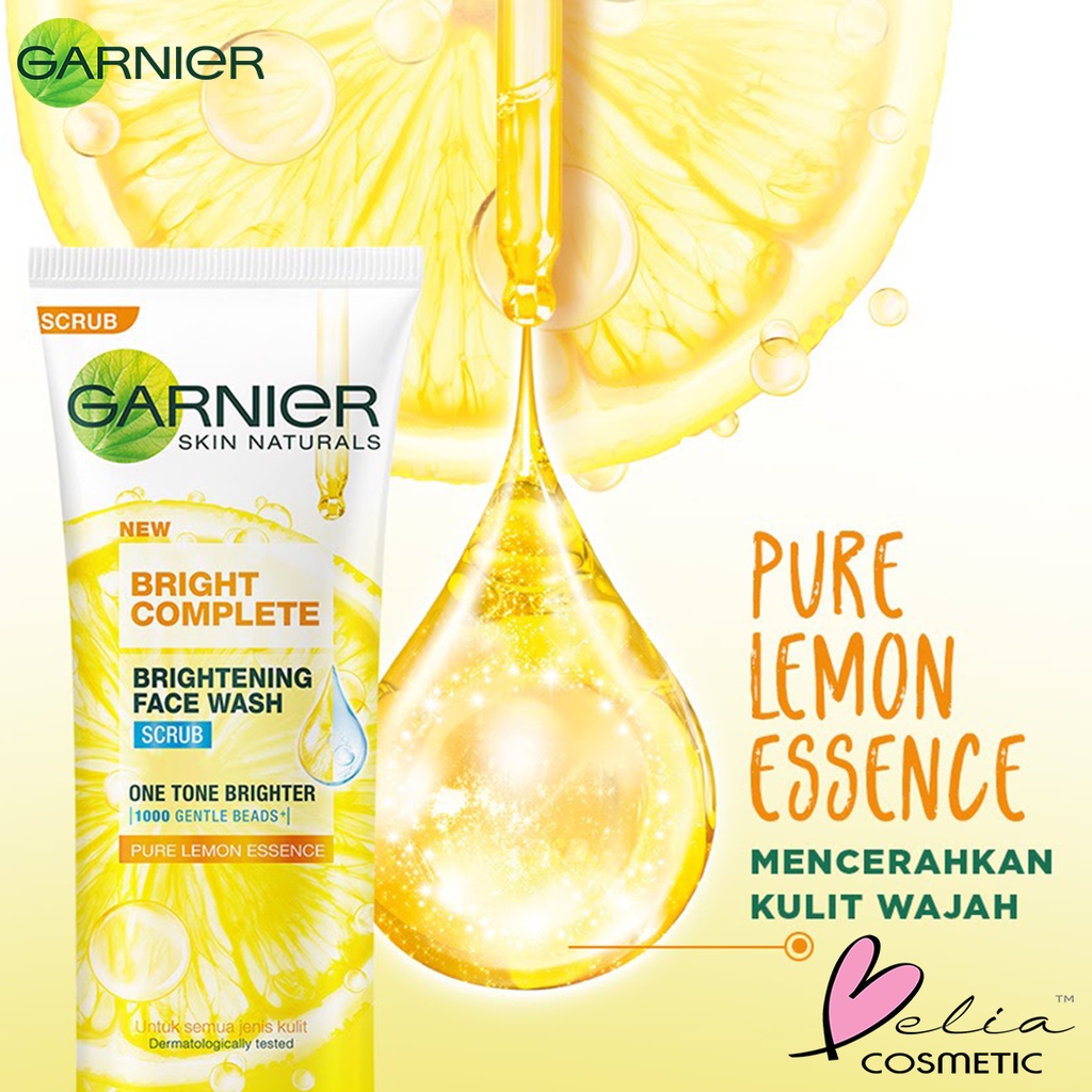 ❤ BELIA ❤ Garnier Light Complete Bright Complete Brightening Foam | Scrub | White Speed | Sabun Cuci Muka