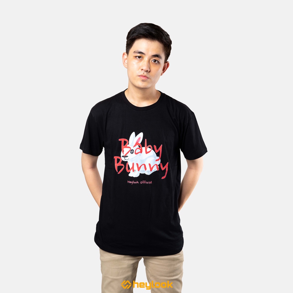 HEYLOOK Project  - Bunny | T-Shirt Pria Wanita | Kaos Pria Wanita