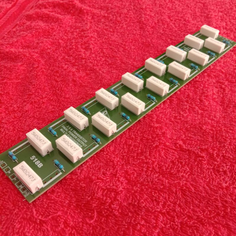 PCB LINE FINAL 8 SET SANKEN TOSHIBA NJW MJL