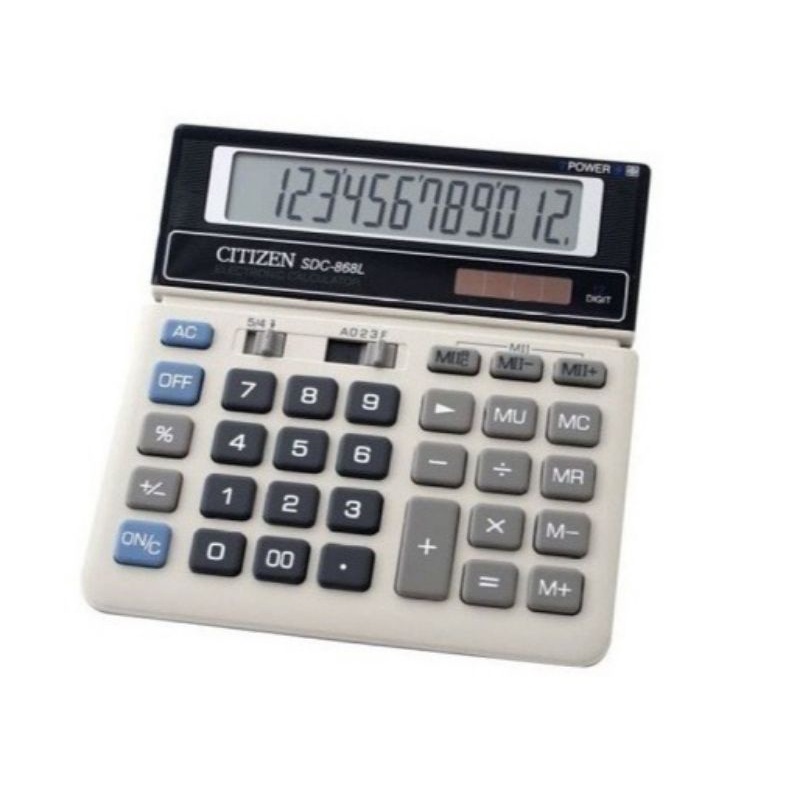 

TERMURAH Kalkulator / Calculator Citizen SDC-868L ORIGINAL