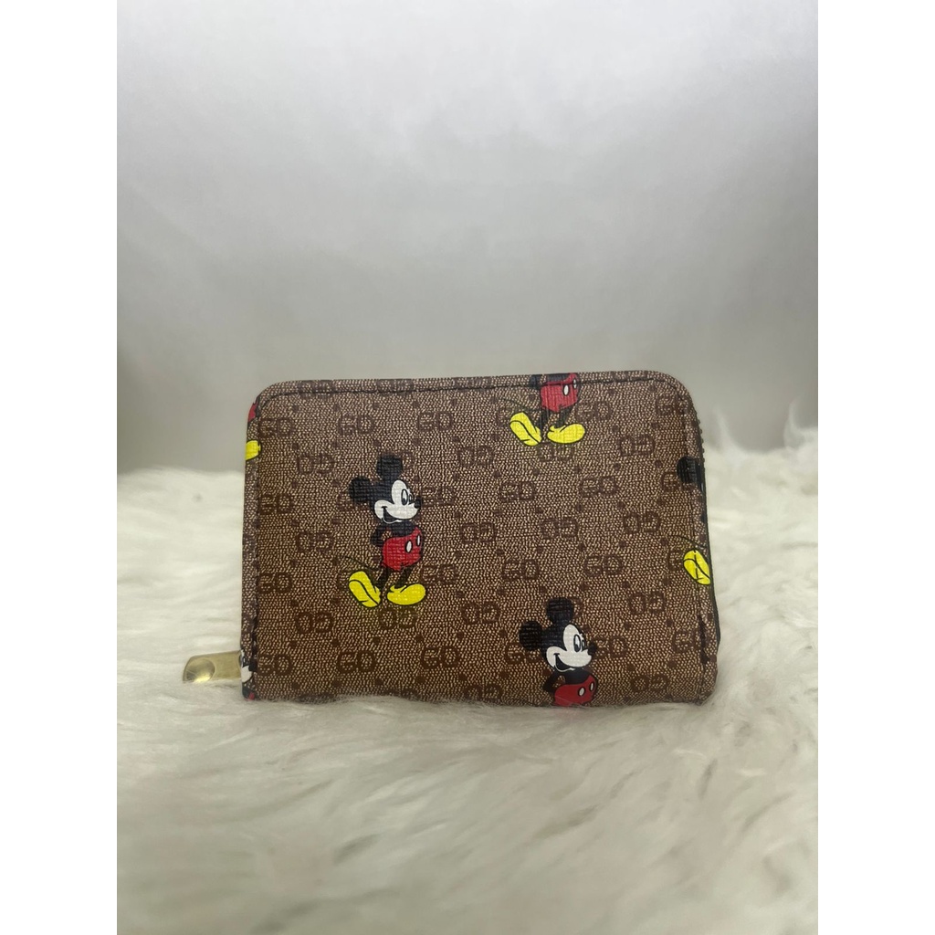 Dompet wanita zipper mickey kekinian dompet cewe dompet kartu