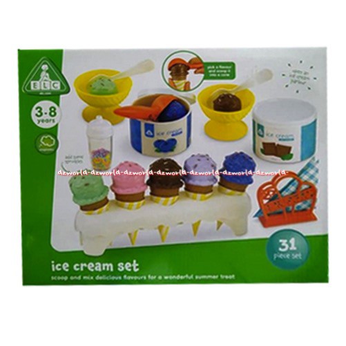 ELC Ice Cream Set Mainan Membuat Menjual Es Krim Untuk Anak