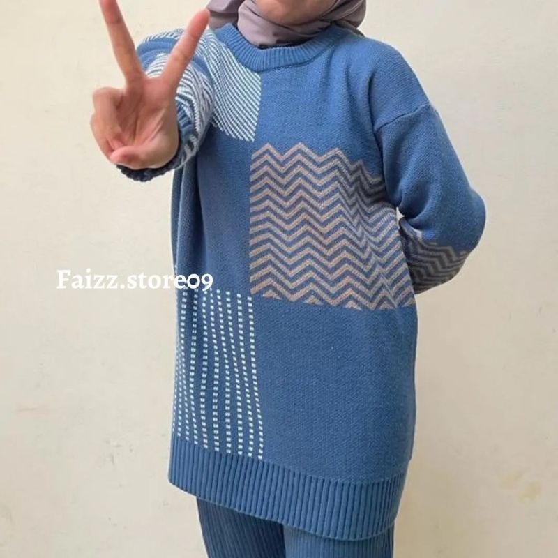 NAIRA SWEATER RAJUT OVERSIZE IMPORT PREMIUM/Atasan Blouse Rajut Oversize Wanita STORE09