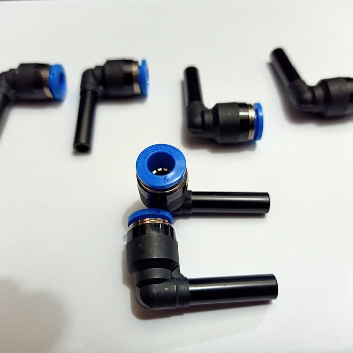 Nepel / fitting FESTO QS-L Selang 6mm (REDUCING UNION-STEM )