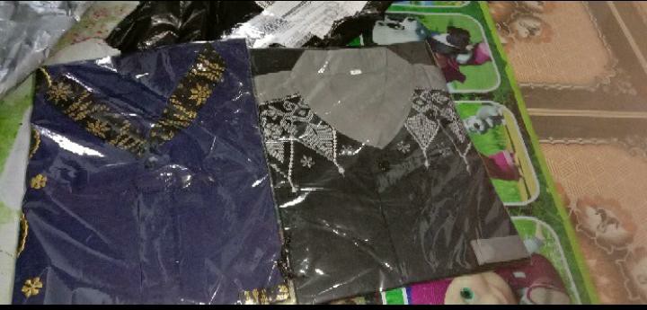 Jauhar Kemeja Lengan Pendek Kombinasi Prada Kemeja Pria